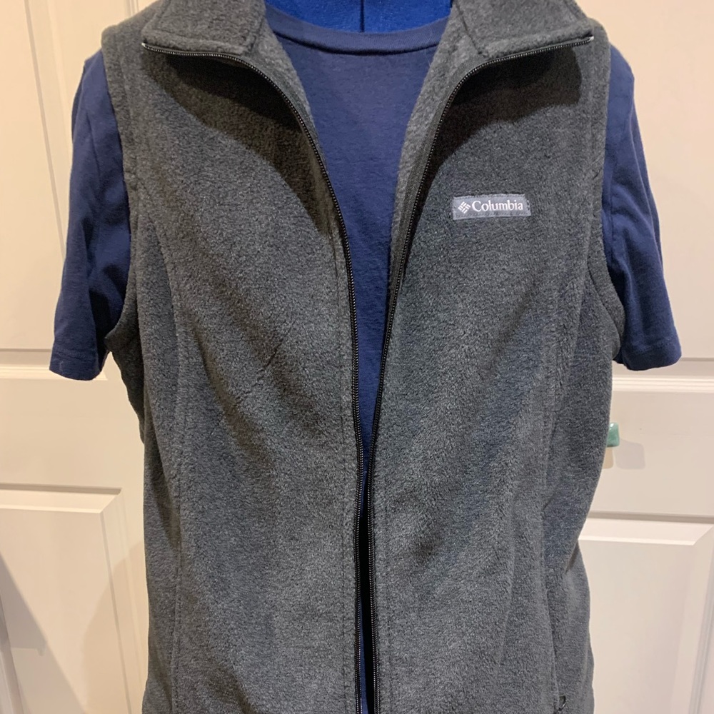 Grey Columbia Fleece Vest